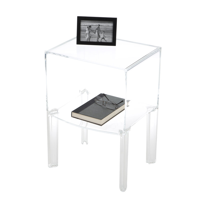Ghost 15.75'' W Nightstand, Crystal