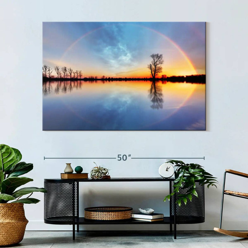 Kerrick Sunset Rainbow Reflection, 34" H x 51" W