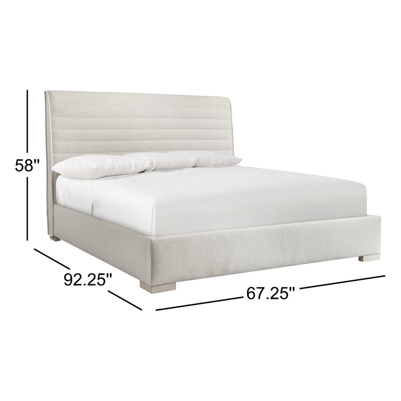 Sereno Upholstered Panel Headboard Design, Queen