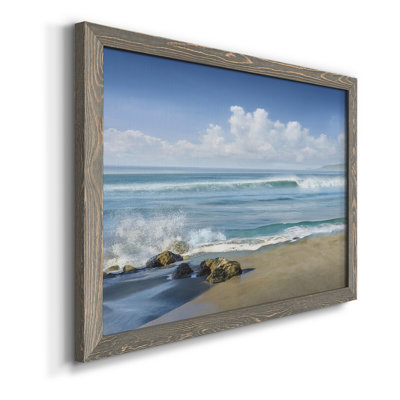 Sweeping Blue - photographie sur toile avec cadre photo