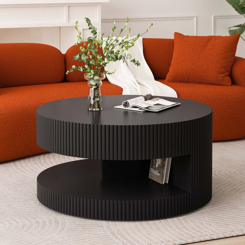 Table basse 31,5 po, Noir