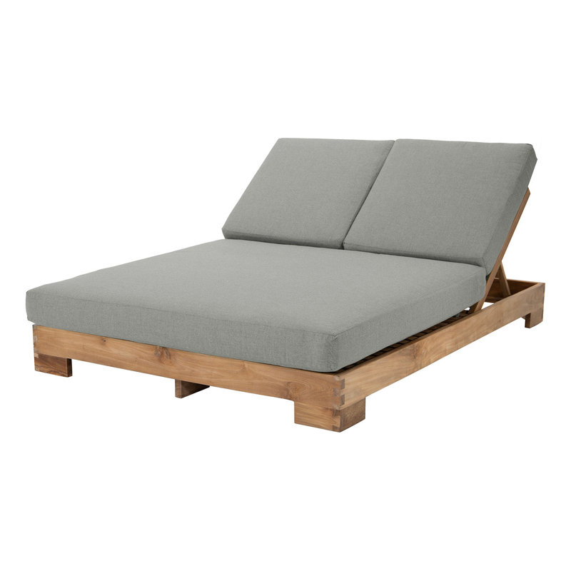 Pacific Double Chaise Lounger, Granite