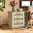 3 Drawers Rattan Nightstand-1898677727