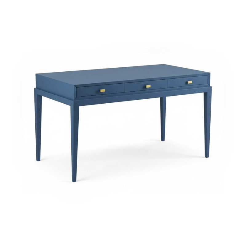 Bureau biseauté, Nova bleu
