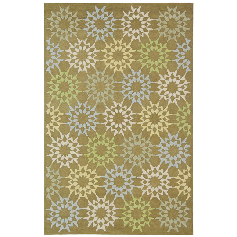 Tapis en coton crocheté à la main Kirstey Martha Stewart, Rectangle 8 pi 6 po x 11 pi 6 po