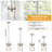 Levona 1 - Light 5.9" Kitchen Island Pendant with Clear Hammered Glass Shade-2000681756