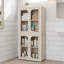 Armoire de rangement pliante à 5 niveaux Adelaine, bacs de rangement en plastique empilables et étanches 254QT avec roulettes, tablettes réglables, portes magnétiques