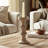 Handmade Rustic Solid Wood Tabletop Candlestick-456871914-494634522
