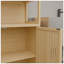 Grand support de rangement multi-scène haute capacité à deux portes, parfait pour la salle de bain et l'organisation à la maison