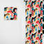 Rideau abstrait - Velours obscurcissant - Velours obscurcissant K velours à motif popart rose et bleu Kolle Kaskaski - 1 panneau-336553858