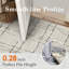 Tapis beige lavable à carreaux Kaleb avec envers antidérapant-614350896