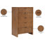 Commode 5 tiroirs Rivah-1110051313