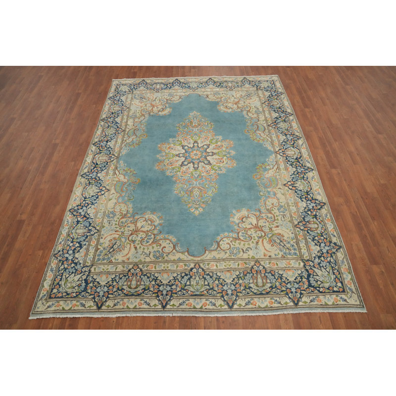 Tapis bleu 7 x 10