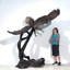 Bird Eagle Bronze Garden Statue