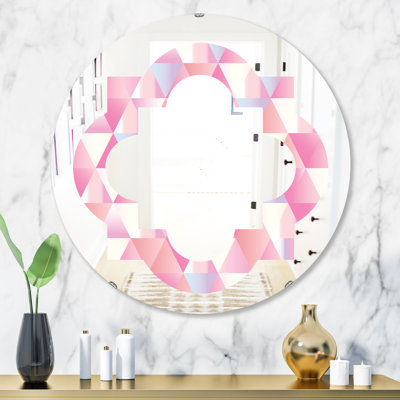 Quatrefoil Eclectic Wall Mirror