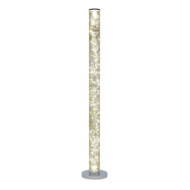 Jenaya 49'' Steel LED Column Floor Lamp