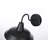 Tinsley Outdoor Wall sconce in Black-1284112591