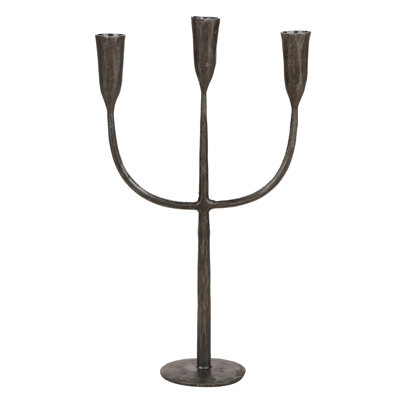 Iron Tabletop Candelabra