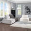 Chaise et demi capitonnée en velours l 41,3 po Kethia-713765620