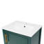 Meuble-lavabo de 20 po avec lavabo, armoire de salle de bain avec porte à fermeture douce, support de rangement et tablette ouverte-1657060437