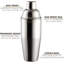 Ensemble de barman en acier inoxydable de 24 pièces avec ensemble de shaker Mixology de Zulay Kitchen pour cocktails à la maison