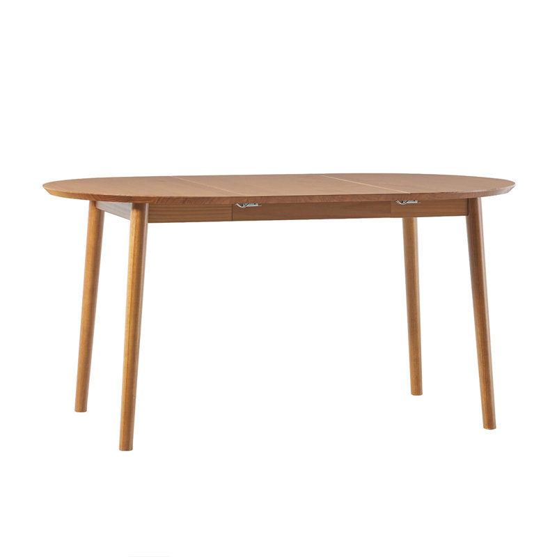 Brown + Oval + Pine + Dining table