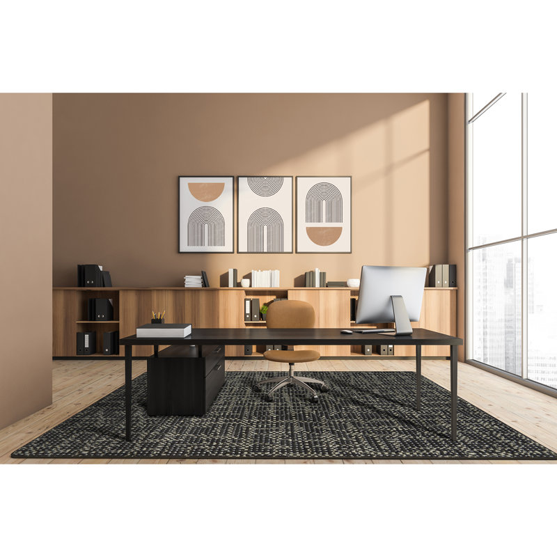 WorkSpace Attractive Choice Area Rug, Rectangle 3'10" x 5'4"