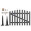 120 cm W Solid Wood Gate Fencing-1636049202