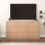 Commode 9 tiroirs pour chambre à coucher avec grands tiroirs, commode en bois, grande commode de plancher, long meuble télé moderne, table d'appoint de rangement Mid-Century-345544079