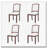 Farmhouse Upholstered Dining Chairs-1428024374