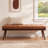 Luca Full-Grain Italian Genuine Leather Bench-410217533