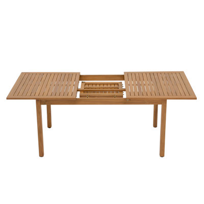 Kilani Rectangular 6 - Person 78.7'' L Outdoor Dining Set