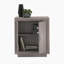 Armoire de rangement, finition gris moyen