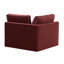 Chaise de coin Clairah Berry Red
