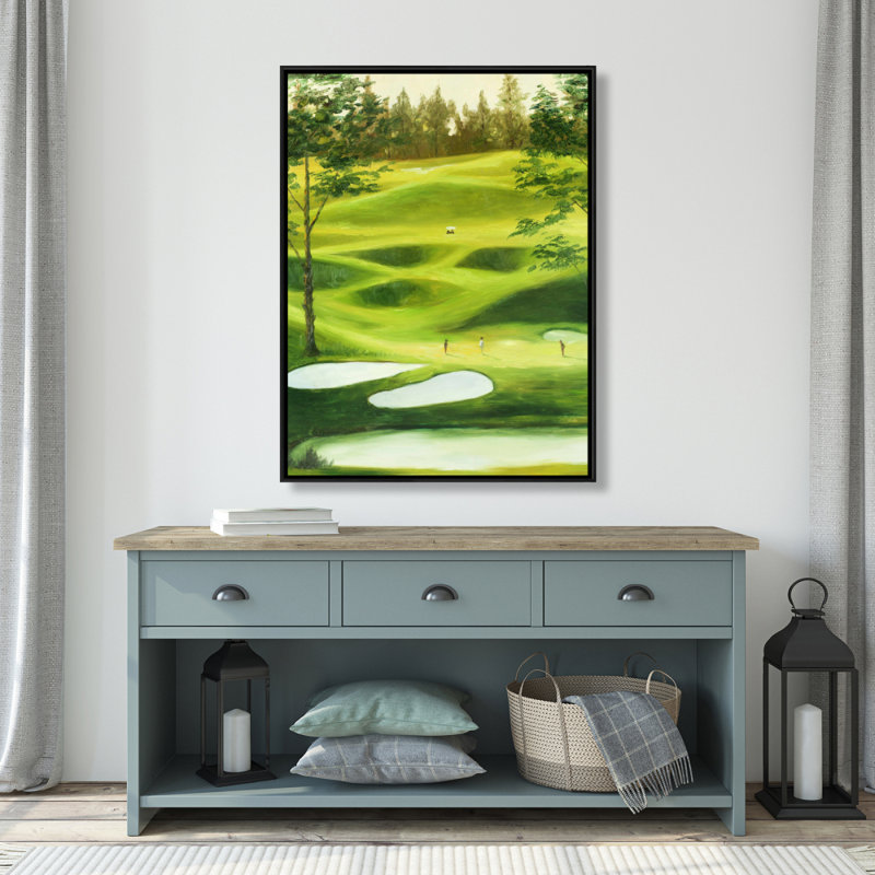 Big Golf Course Print On Canvas