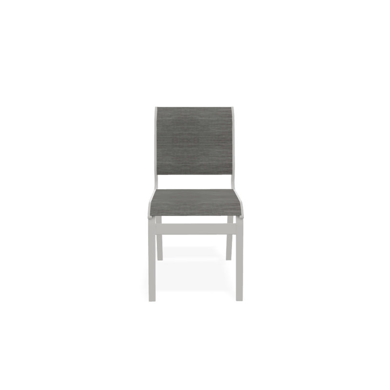 Chaise d'appoint de salle à manger Hiraku, Neige texturée, Sicile