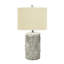 Lampe de table Rosa - 63,5 cm (25 po) - Finition coquillage naturel
