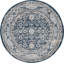 Tapis bleu foncé Hedman-711796637
