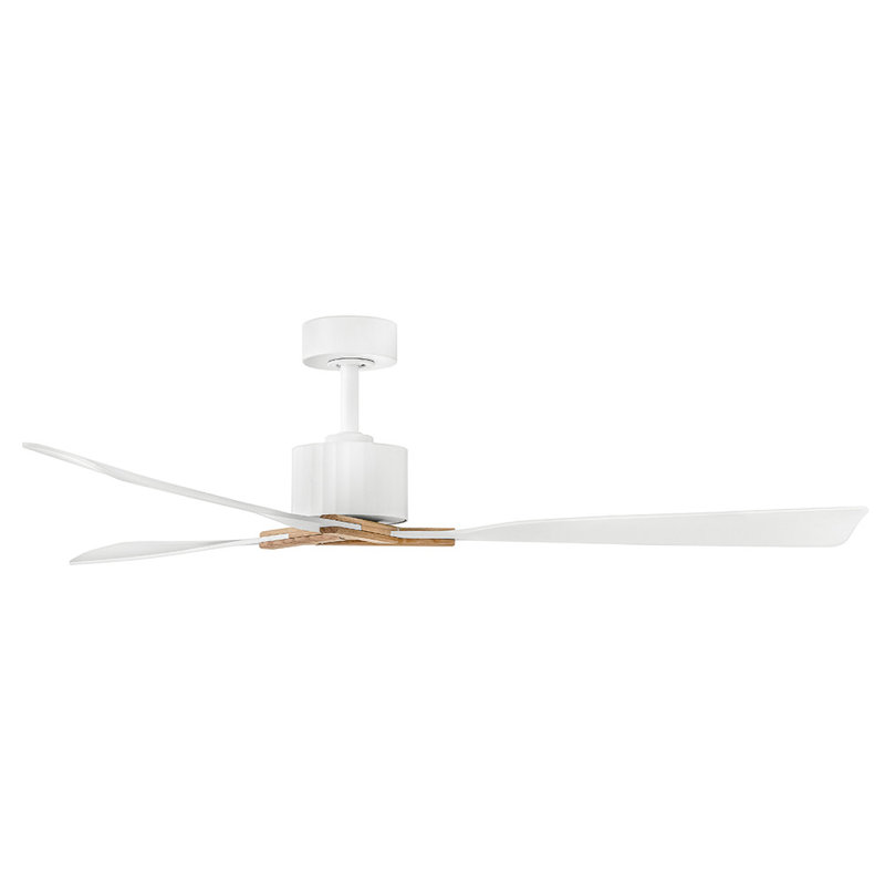 Ventilateur intelligent à DEL 60 po Hinkley, Blanc mat