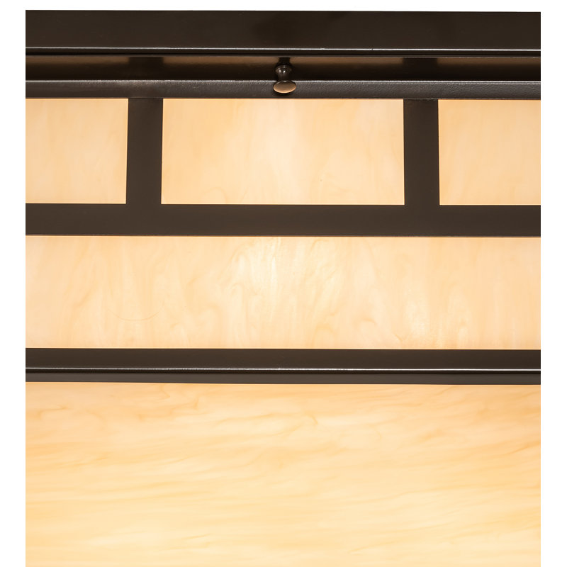 Rustic Lodge Idalight Flush Mount