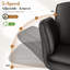 Ensemble de 2 chaises de bureau 32,7 po de largeur en cuir de polyuréthane de qualité supérieure avec accoudoirs réglables à 5 positions et siège large adapté aux animaux de compagnie-1014265301-1014265304