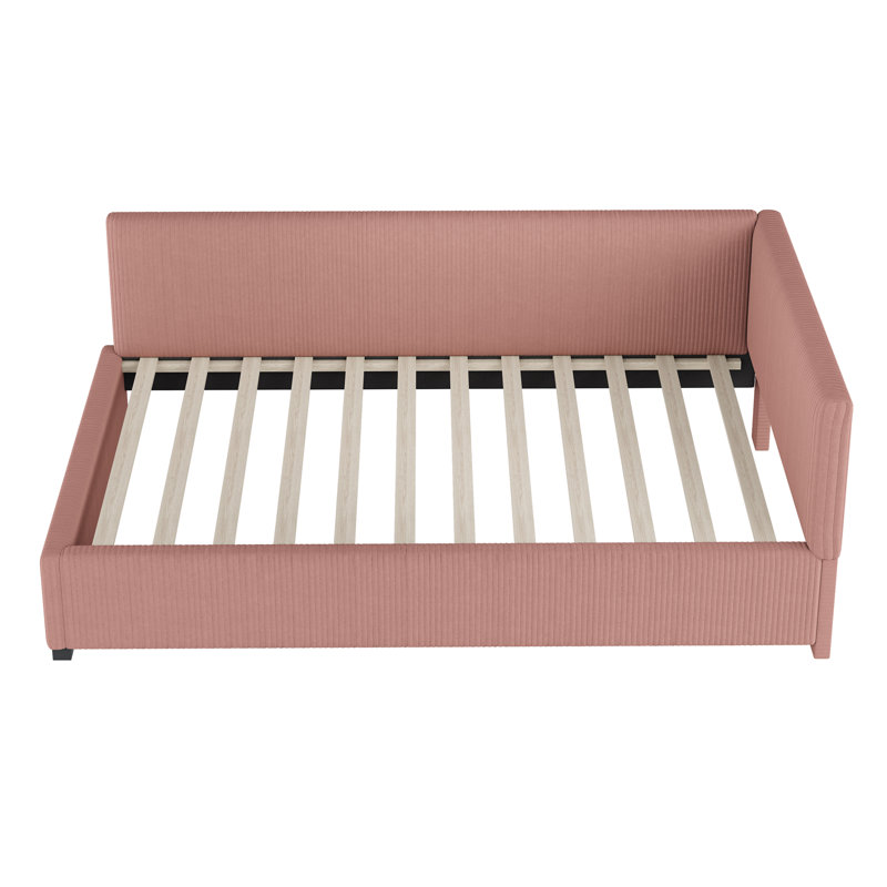 Bickart Sofa Bed, Antique pink and pink