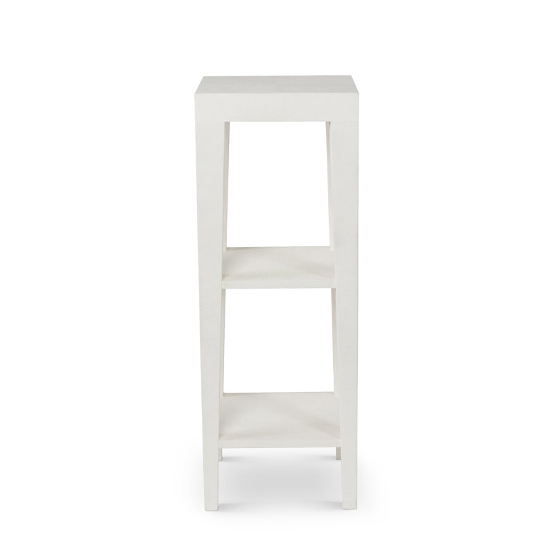 Giraffe Leg Pedestal, Silk Linen