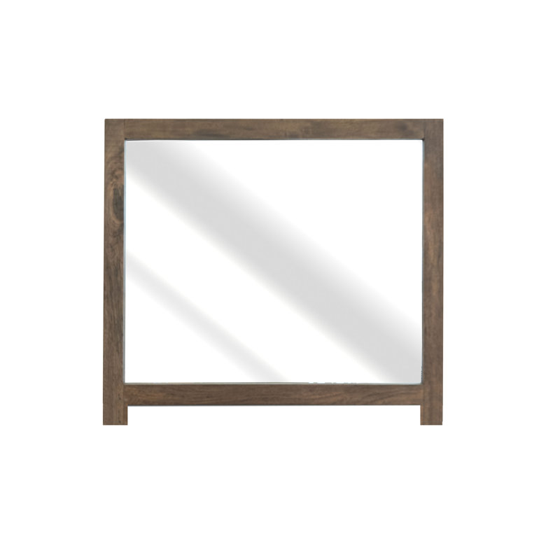 Rectangular Mirror, Brown