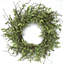 24" Handmade Spring Tea Leaf Front Door Wreath