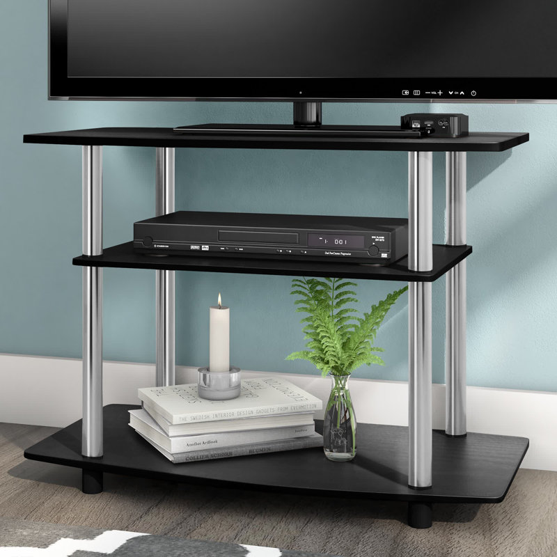 Chayna TV Stand for TVs up to 32", Americano/Chrome