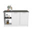 Kitchen Island Padua, Kitchen, White / Onyx-542913989-542913988