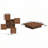 Square Marble Veneer Coffee Table