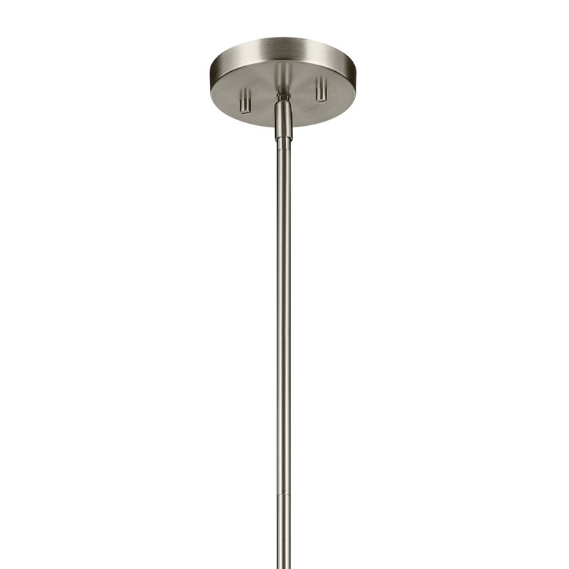 Luminaire suspendu conique 1 lumière 11,75 po, Nickel