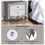 Table de chevet Esteban, finition champagne antique